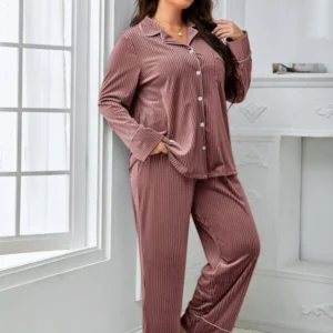 Pyjama pilou pilou femme grande taille
