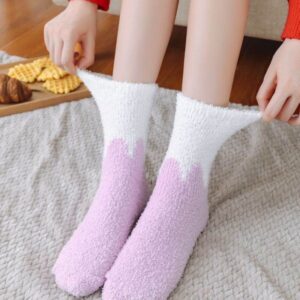 Chaussette chaude femme