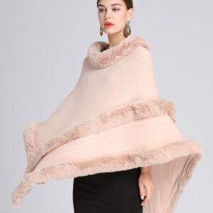 Poncho femme chaud