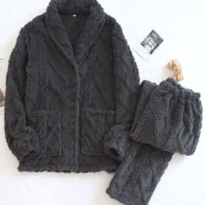 Pyjama d'hiver pour homme en matière Pilou